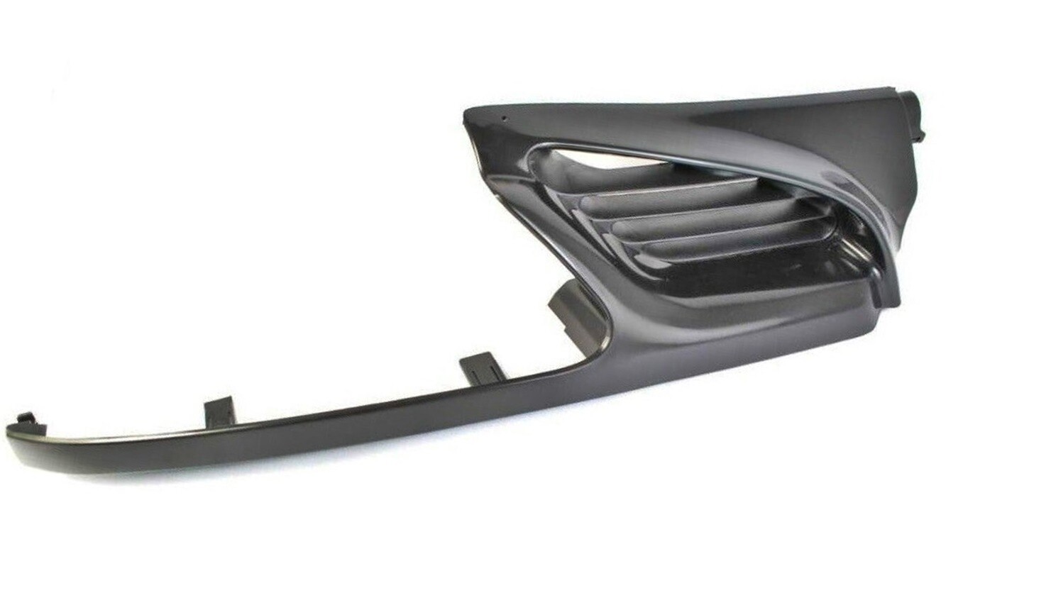 Grille pare-chocs avant droit pour Renault Megane et Scenic 1996 à 1999 en ABS noir