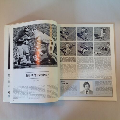 Vtg Nov 8 1975 Official Football Program Michigan Purdue Wolverines Boilermakers - Picture 4 of 18