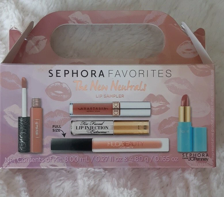SEPHORA FAVORITES ~ THE NEW NEUTRALS ~ LIP SAMPLER SET OF 5 NEW IN BOX~VALUE $69 - Image 2 of 3