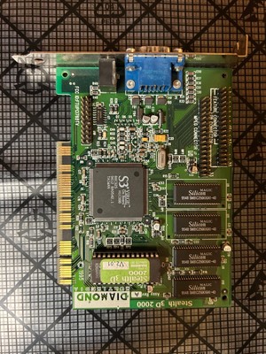 Diamond Stealth 3D 2000 PCI PC graphics card