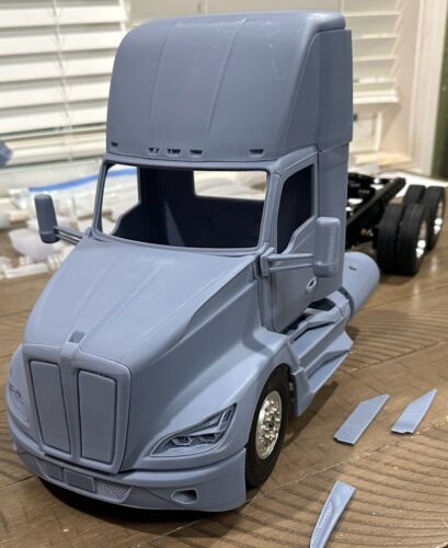 rc tamiya 1/14 truck body parts Kenworth 1:14 T800 W900 T-680 Lesu Lowboy Wedico - Picture 3 of 20