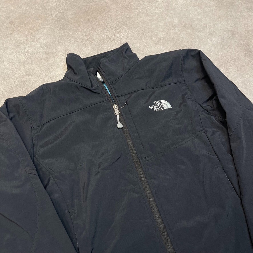 The North Face Windbreaker Jacket Womens Full Zip Apex Coat, Black, Medium image 4