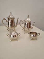 servizio tè e caffè,  placcato argento