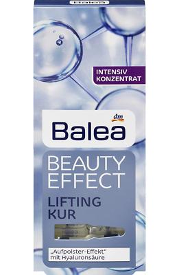Balea Beauty Effect Face Lifting Cure 7 Hyaluronic Acid ampules  FREE SHIP