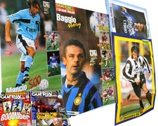 GUERIN SPORTIVO 1998 maxi poster e poster Del Piero Mancini Ronaldo Baggio story