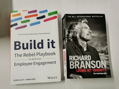 Geschäftsbücher Konvolut x 10 - Mindset, Führung, Produktivität Inc Branson