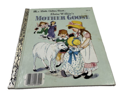 Vintage Little Golden Book Eloise Wilkin's Mother Goose 1961