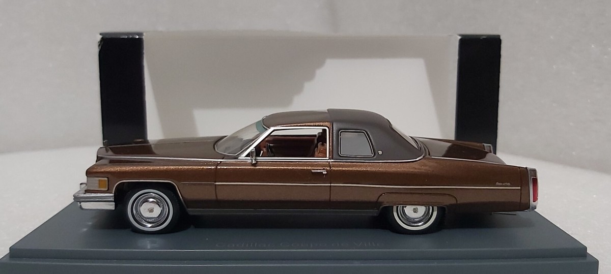 Cadillac Coupe de Ville 2-Door 1976 Brown Met 1:43 Neo NEO44415