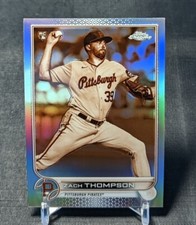 Zach Thompson Sepia Refractor Rookie RC 2022 Topps Chrome Card #30 Pirates