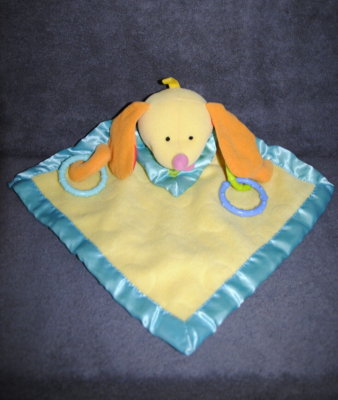 Doudou ours blanc bleu étoiles URIAGE