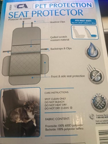 CUSTOM ACCESSORIES Pet Protection Auto Seat Protector (fits most seats)