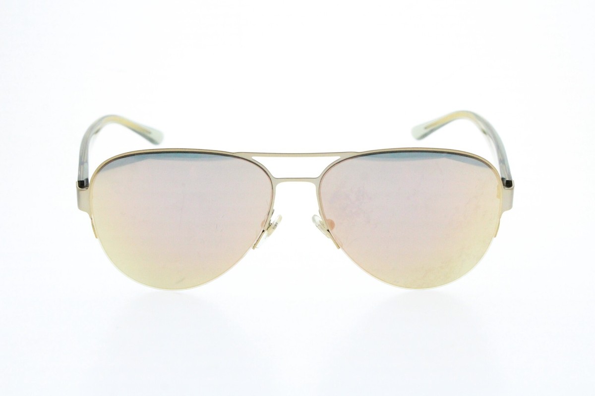 Tory Burch Sunglasses TY 6048 3146R5 Half Rim Satin Gold  display picture 2