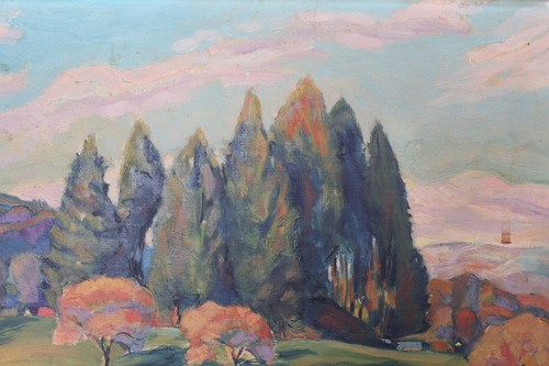 Izis Gemälde Landschaft 1942 - Bild 5 von 12