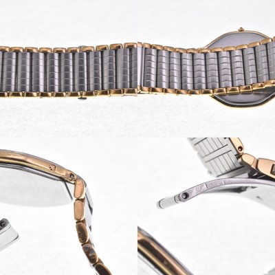 △ SEIKO CREDOR 7770-6090 SS⁄18KT white Dial Quartz Men's