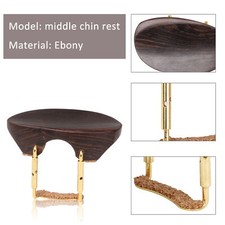 4/4 Natural Ebony Violin Chinrest 98.3 56 61.9MM Violin Accessory
