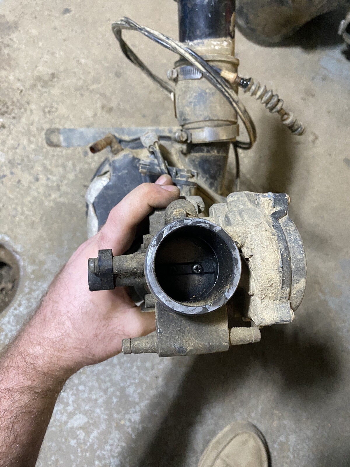 2009 Oem Polaris Ranger RZR 800 Throttle Body Intake Air Box Air Filter