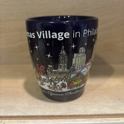 Christmas Village in Philadelphia Coffee Mug German Holiday Market Winter . 2L | eBay