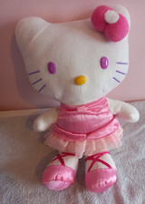 Hello Kitty Ballerina Soft Toy Plush Sanrio 2009 Pink Eyes