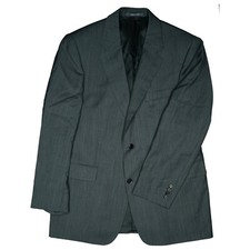 Eduard Dressler Men Jacket Blazer Suit Business Size 52 XL Gray Striped