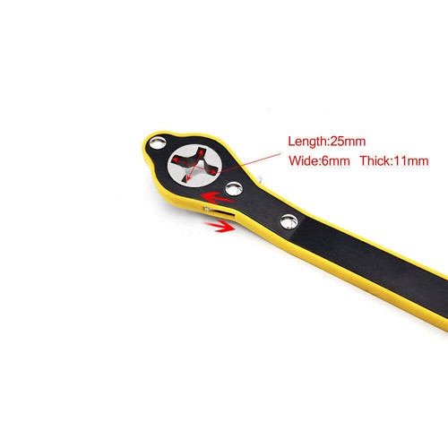 Car Jack Ratchet Wrench ,Tire Wheel Lug Wrench Hand Tool Parts Accessories 36cm - Bild 7 von 7