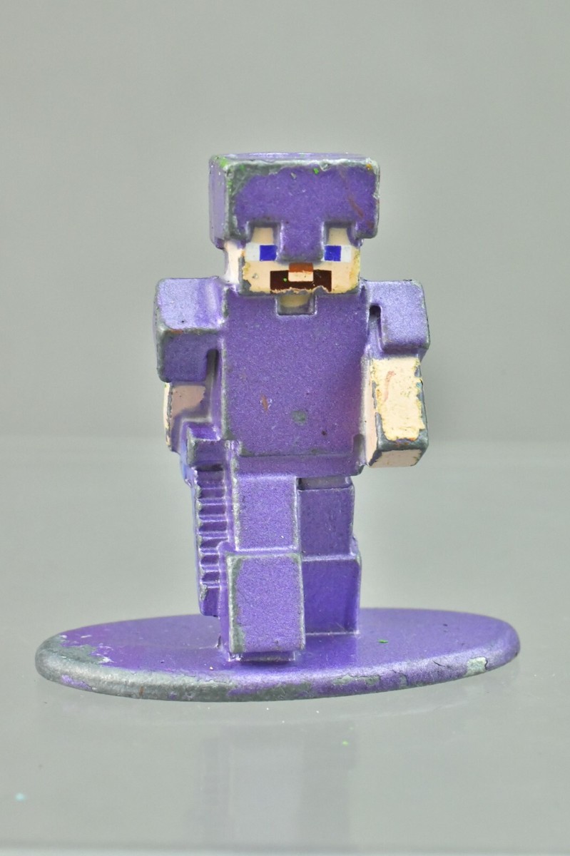Minecraft Steve Enchanted Armor Jada Nano Metalfigs Metal Diecast