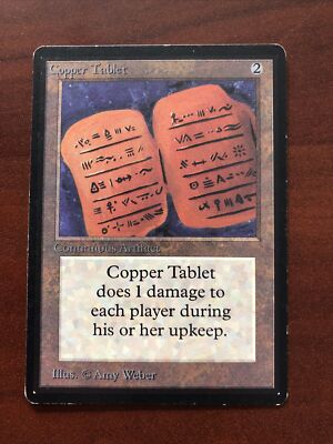 Copper Tablet X (1) BETA Excellent/Near Mint *See Scans* 4RCards