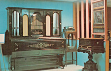 Orchestrion Gem Roller Organ Stella Grand Disc Music Box Vtg Postcard Cp385