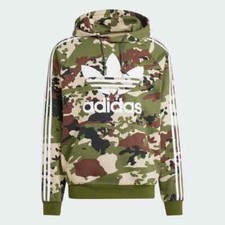 adidas Originals Men's Camouflage Trefoil Pullover Hoodie IS0209