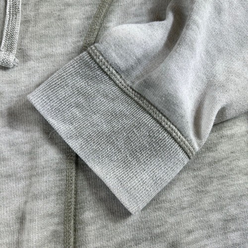 Felpa con cappuccio canguro e coulisse e zip grigio torrido taglia 2 - Foto 3 di 9