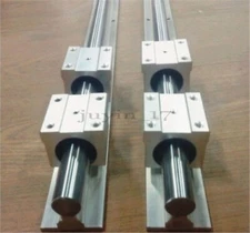 4Pcs Linear Bearing Slide Unit SBR20-1400MM RAILS+8PCS Blocks For Cnc ml