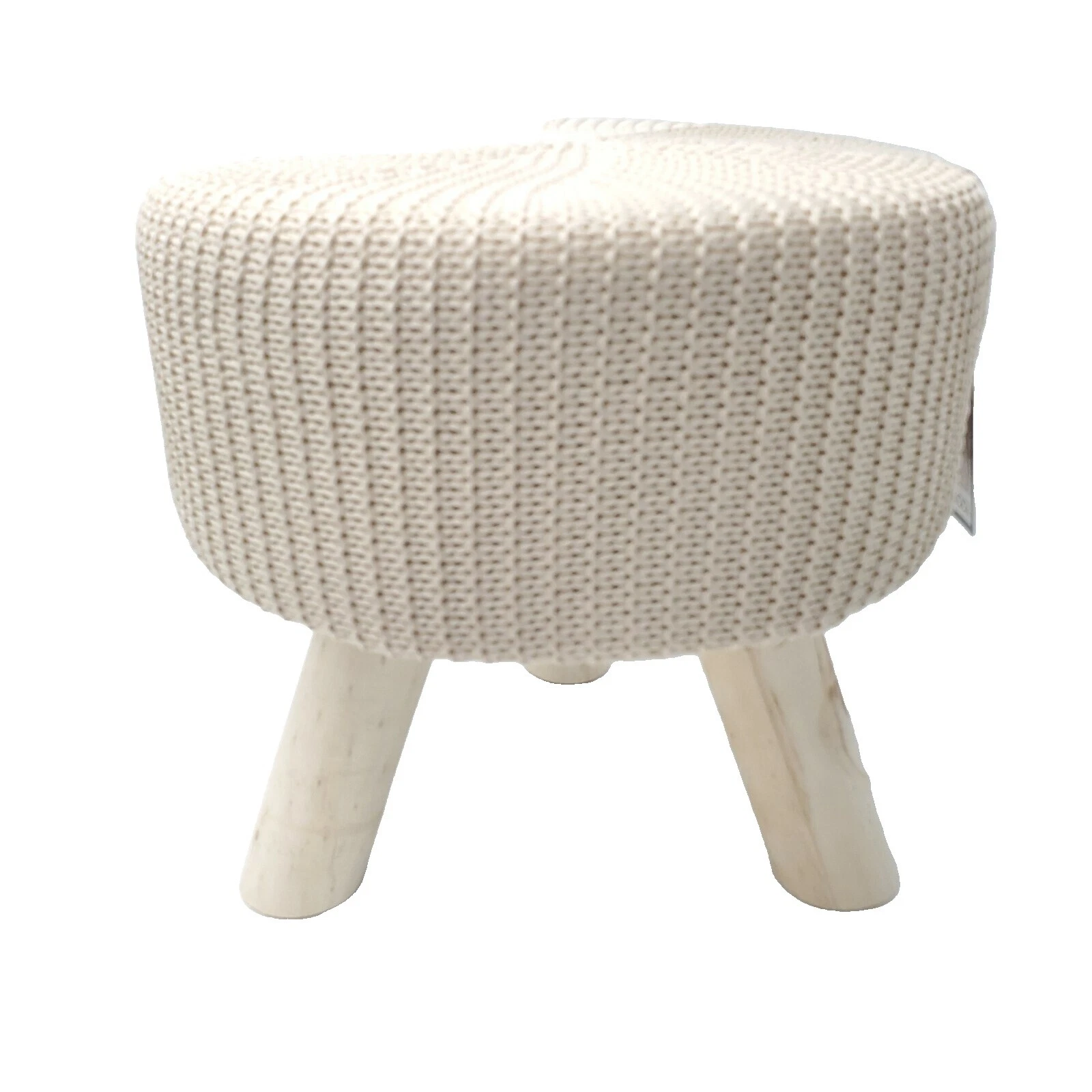 Cotton Laundry/Utility Room Ottomans, Footstools & Poufs