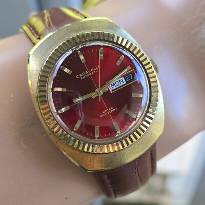 Vintage CARAVELLE by Bulova Watch Movement Dial Included  display picture 3