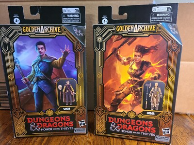 Dungeons & Dragons Honor Among Thieves Holga &Simon  Action Figure Lot Of 2 NIB!