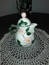 Wildrose Villeroy & Boch Kaffeekanne Porzellan älter gebraucht siehe Bilder 