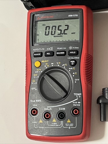 Amprobe AM-570 TRMS Handheld DMM Digital Multimeter - Picture 4 of 16