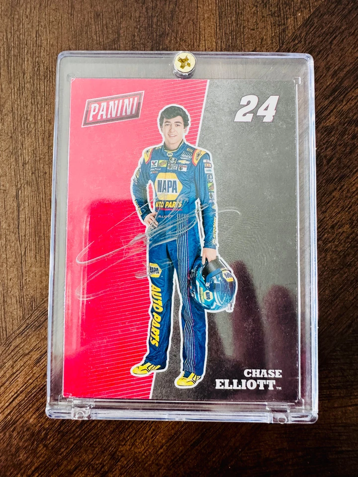 2017 Chase Elliott autographed signed NAPA Panini The National R3 - Image 3 of 3