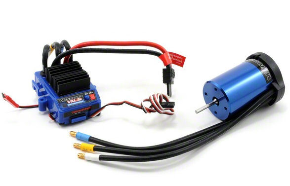 【美品】Traxxas VXL-3s ESCとVelineonブラシレスモーター Traxxas Velineon VXL-3S Extreme Brushless Waterproof Power System