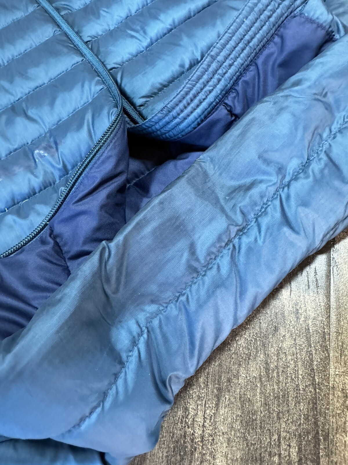 MARMOT TULLUS 600 FILL DUCK DOWN PUFFER TEAL VEST JACKET MENS M MEDIUM