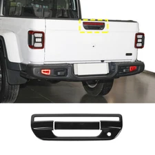Tailgate Door Handle Decoration Cover Trim for Jeep Gladiator JT 2018+ ABS Black