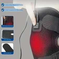 Electric Heated Knee Brace  Arthritis Pain Relief & Joint Support Warmer