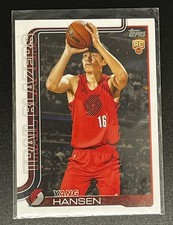 Topps 2025-26 Yang Hansen #216 Rookie Portland Trail Blazers Basketball Card