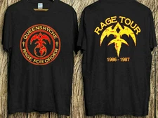 Vintage Queensryche Rage For Order Concert Tour T-Shirt