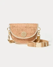 NWT Lilly Pulitzer Camille Cork Belt Bag Color: Natural - Free Shipping