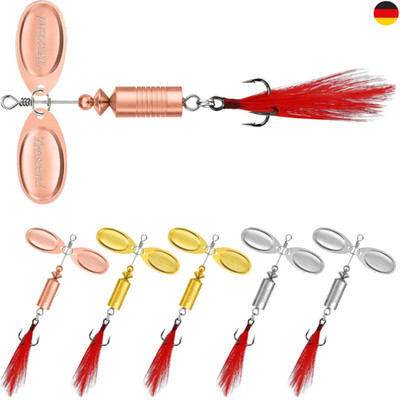 TRUSCEND VIBE-Spinner Doppelklinge Weitwurf Jig-Aktion