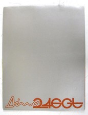 FERRARI DINO 246GT Car Sales Brochure 1970 ENGLISH TEXT #N.41/70