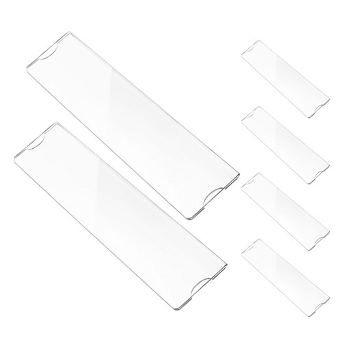 Soporte para placa de identificación de 6 piezas para letreros de acrílico de trabajo soporte para etiquetas de estante - Imagen 9 de 12