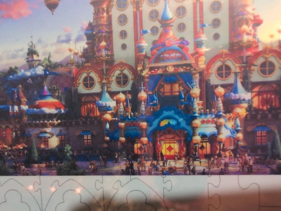 Rompecabezas de madera Fox Smart Box ~ Fairy City ~ 425 piezas caprichoso hecho en EE. UU. Foto 3 de 4