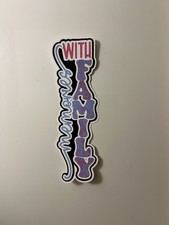 Memories With Family Handmade Scrapbook Title Die Cut Paper Pieced