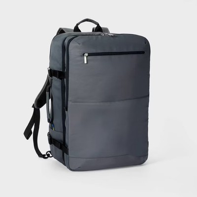 45L Travel 22.25'' Backpack Gray - Open Story