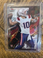 2024 Topps Finest #62 Drake Maye Rookie Card New England Patriots RC